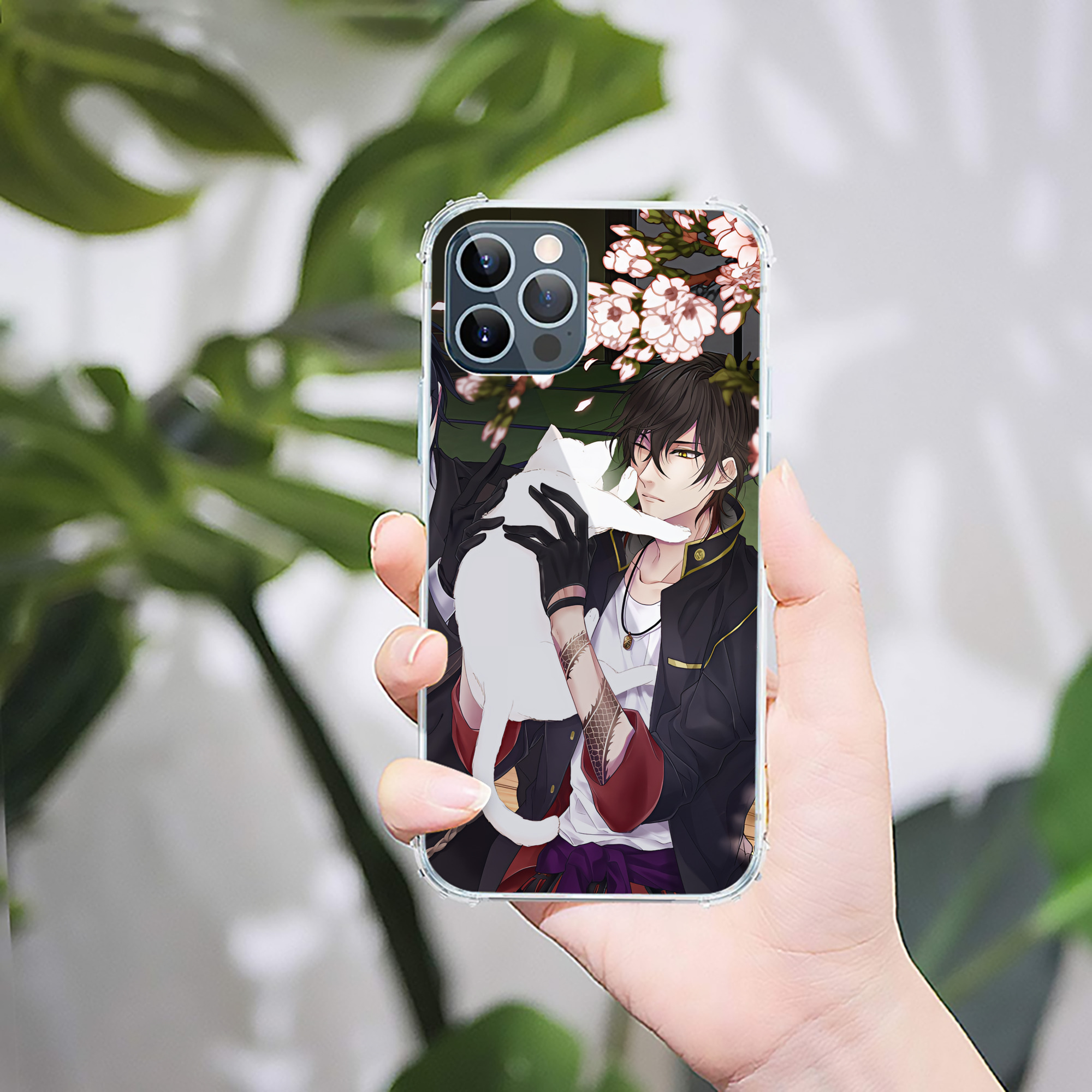 （画像用） 刀剣乱舞 Touken Ranbu 【iPhone 12シリーズ対応】透明スマホケース（クリアソフトケース）
